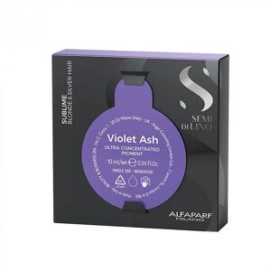 Alfaparf Milano Alfaparf Semi Di Lino Blonde Ultra Concentrated Pigment Violet Ash 10 Ml - Booster Di Pigmenti Viola Blu Anti Giallo