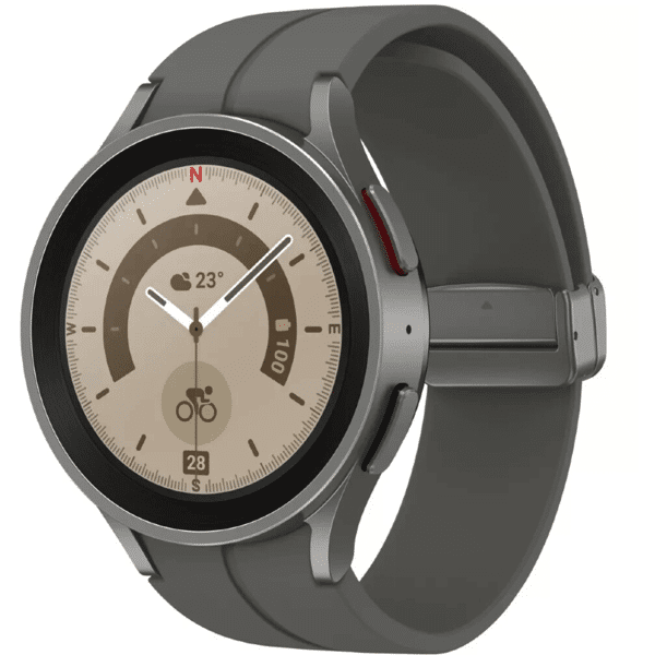 samsung galaxy watch5 pro 45mm bluetooth gray titanium