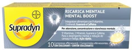 Bayer Spa Supradyn Ricarica Mentale10cpr Bayer Spa Supradyn Ricarica Mentale10cpr