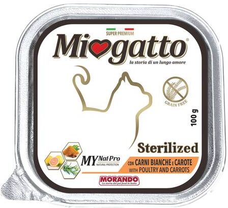 Morando Spa Miogatto Steril Ca Bi/car 100g Morando Spa Miogatto Steril Ca Bi/car 100g