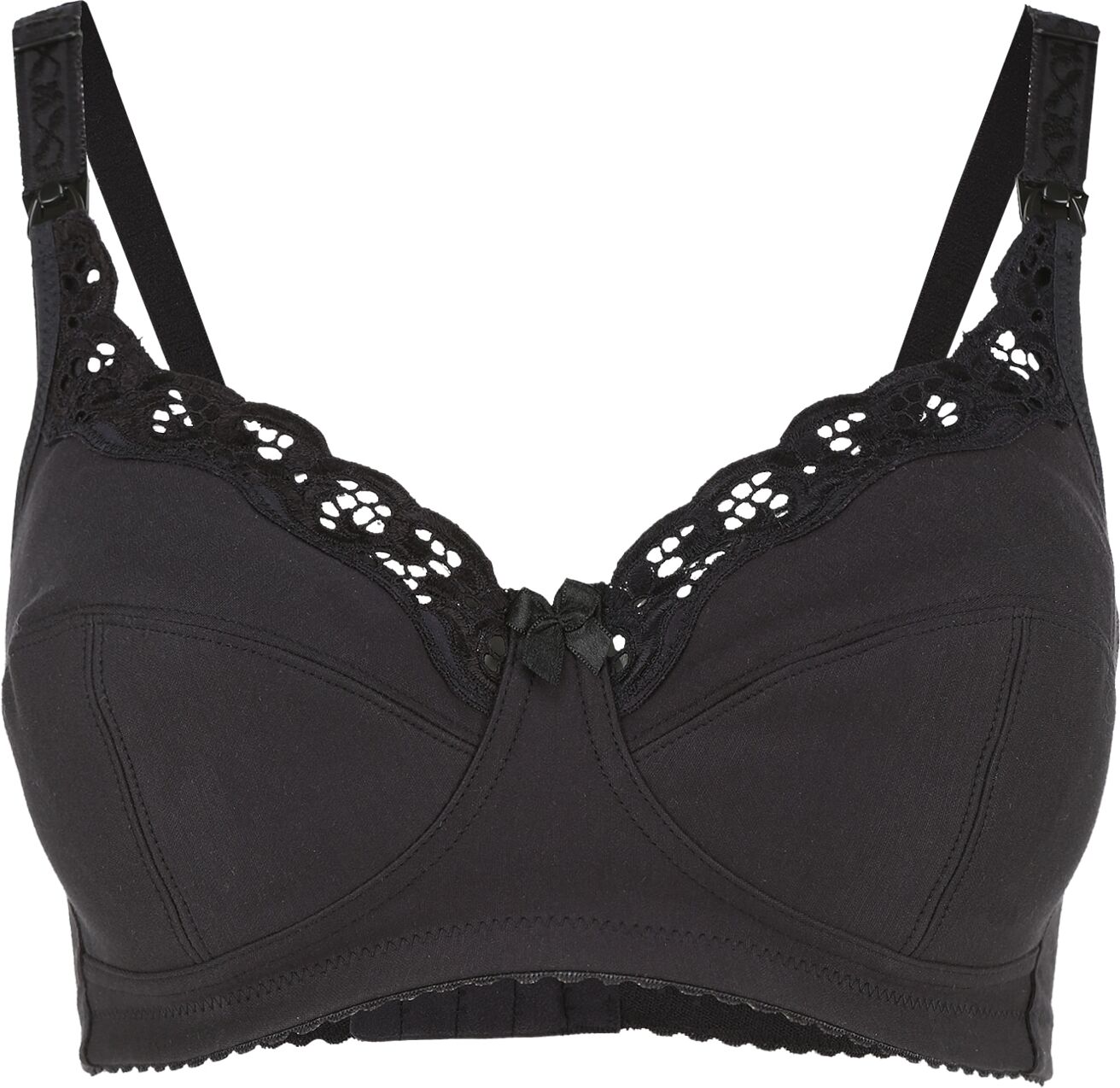 JoJo Maman Bébé Reggiseno da allattamento 'Emma-Jane' Nero