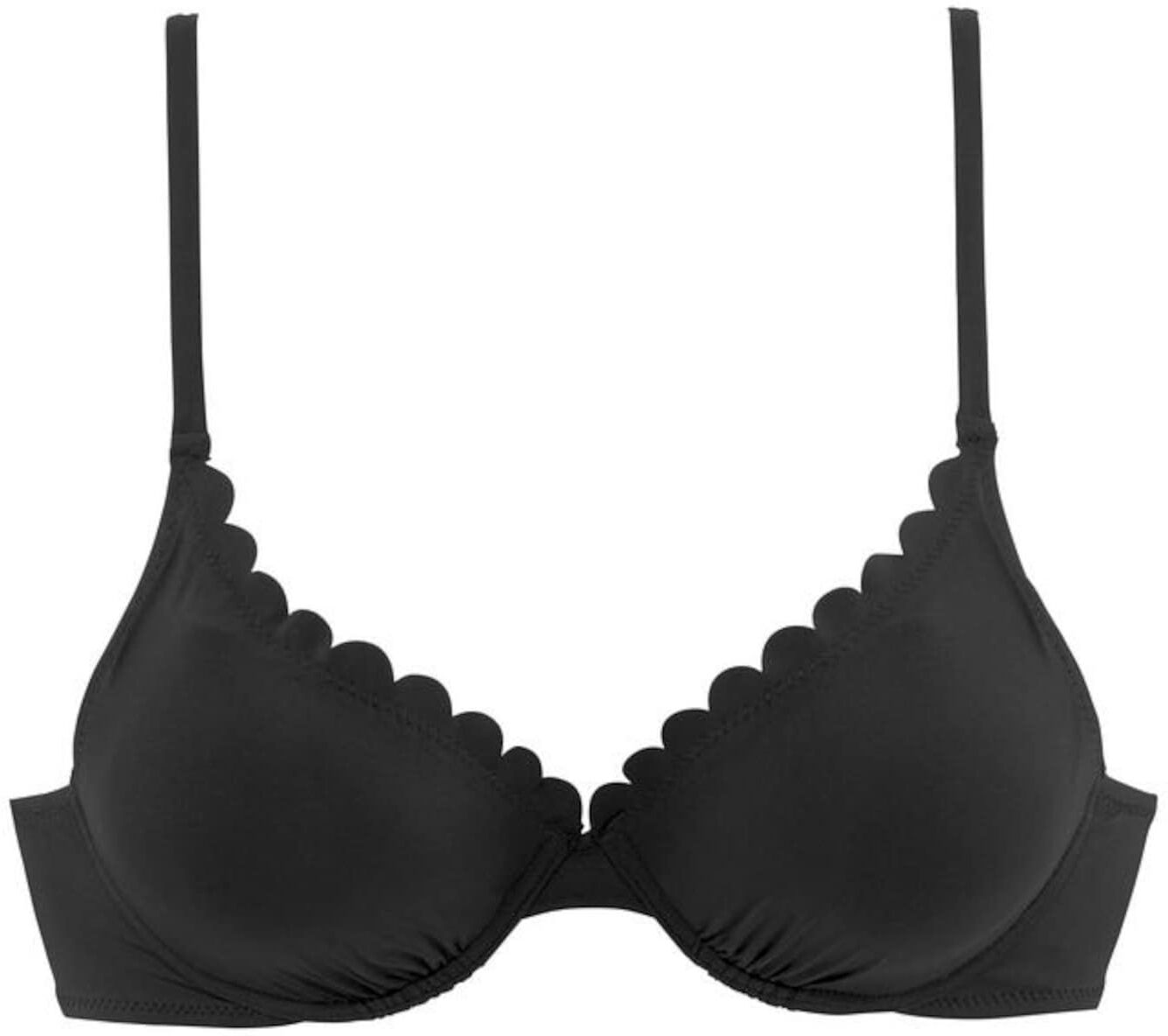 LASCANA Top per bikini Nero