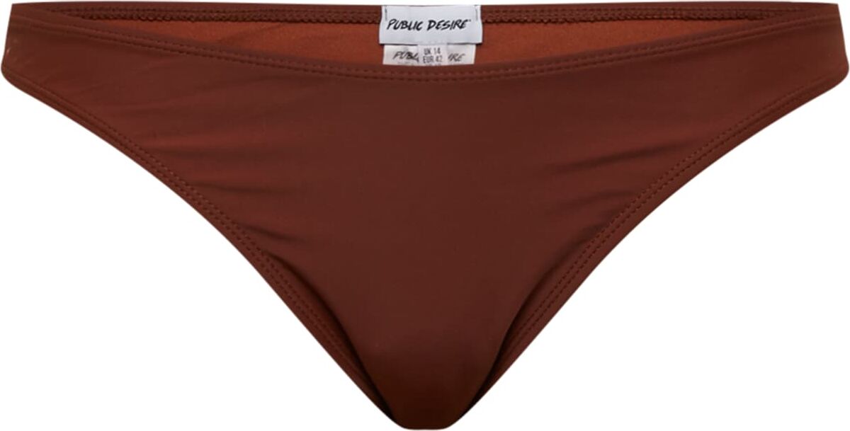 Public Desire Curve Pantaloncini per bikini Marrone