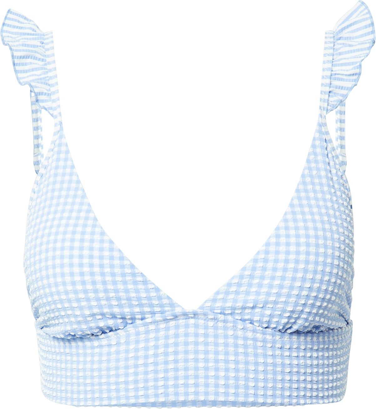 AERIE Top per bikini 'SEERSUCKER' Blu