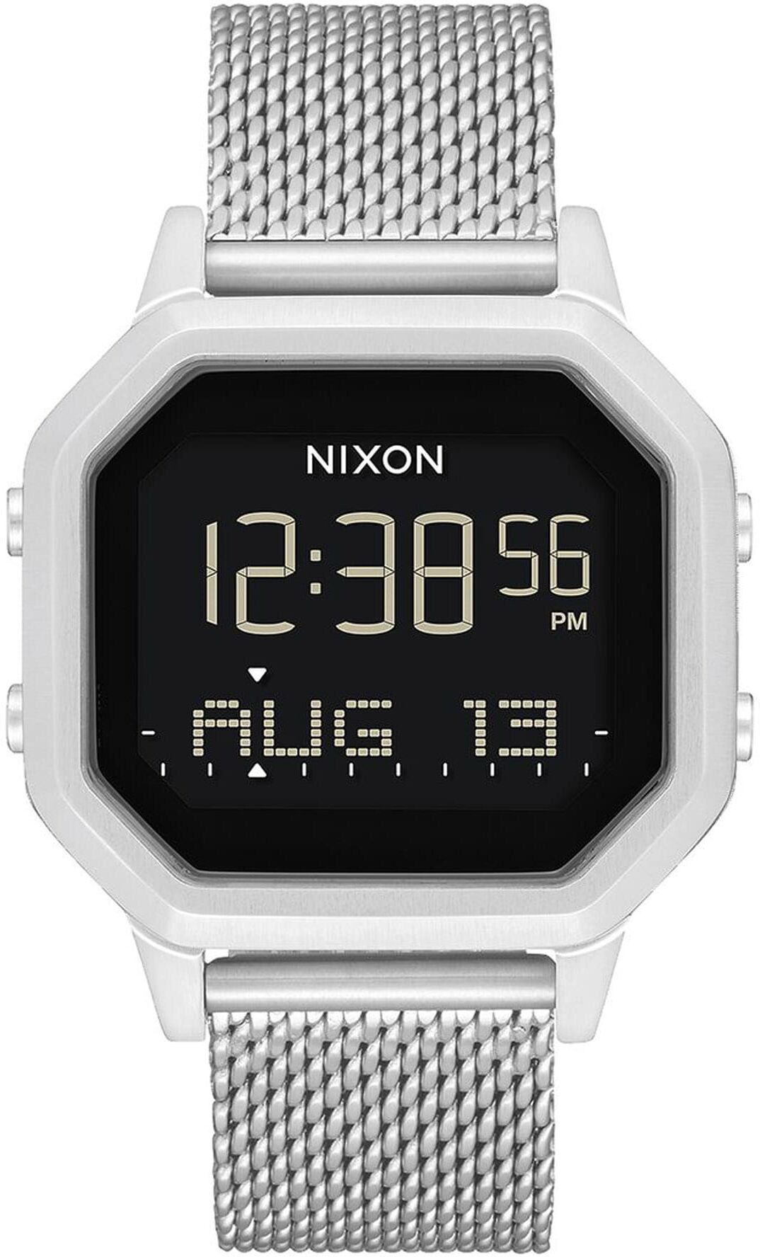 Nixon Orologio digitale 'Siren Milanese' Argento