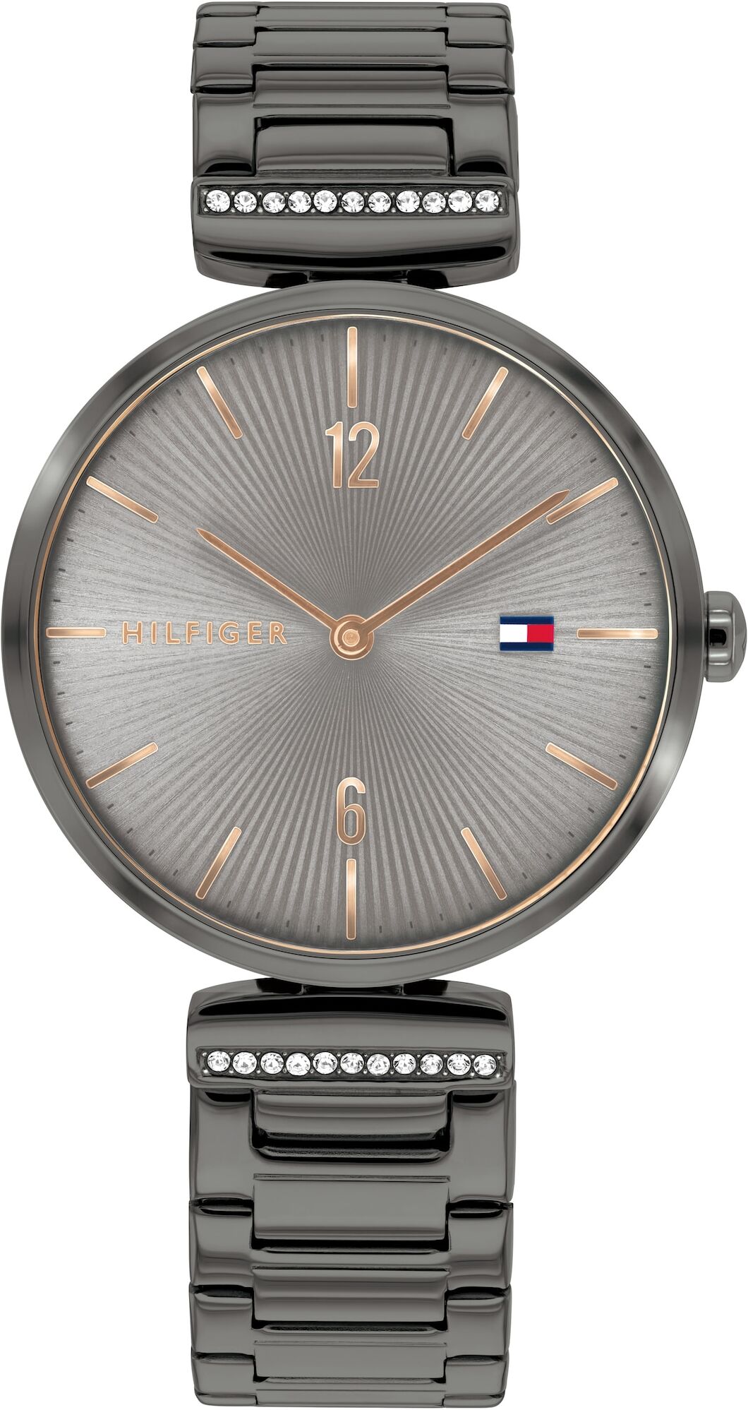 TOMMY HILFIGER Orologio analogico 'Dressed Up' Grigio