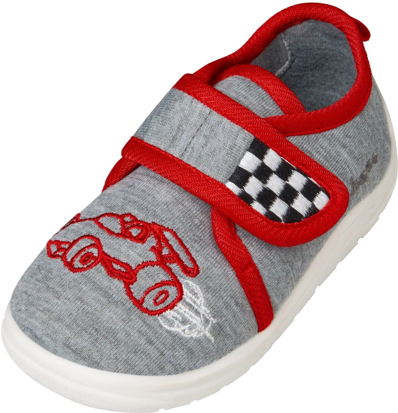 PLAYSHOES Ciabatta 'Rennwagen' Grigio