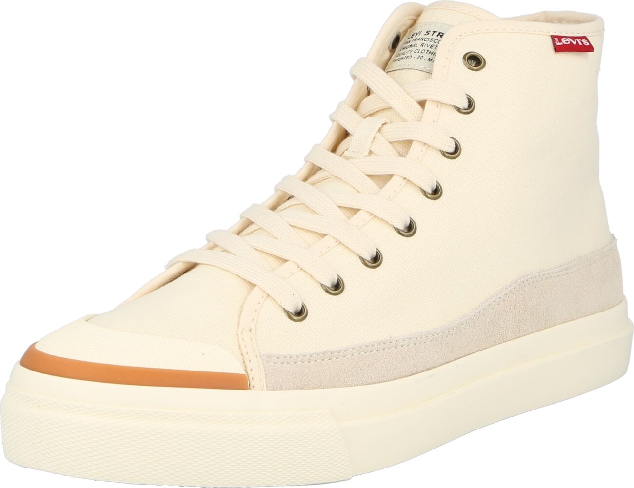 LEVI'S Sneaker alta 'Square' Beige