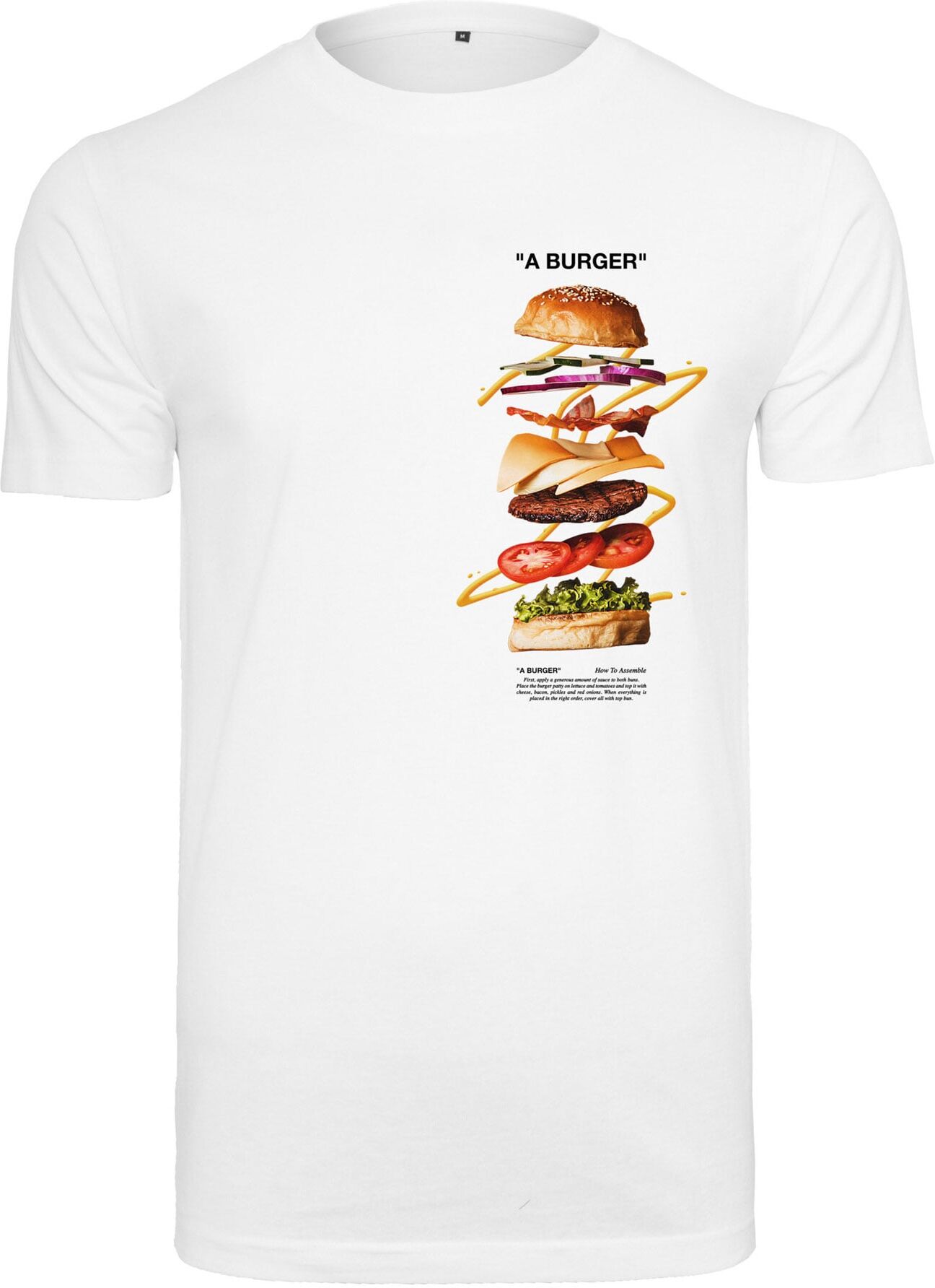 Mister Tee Maglietta 'A Burger' Bianco