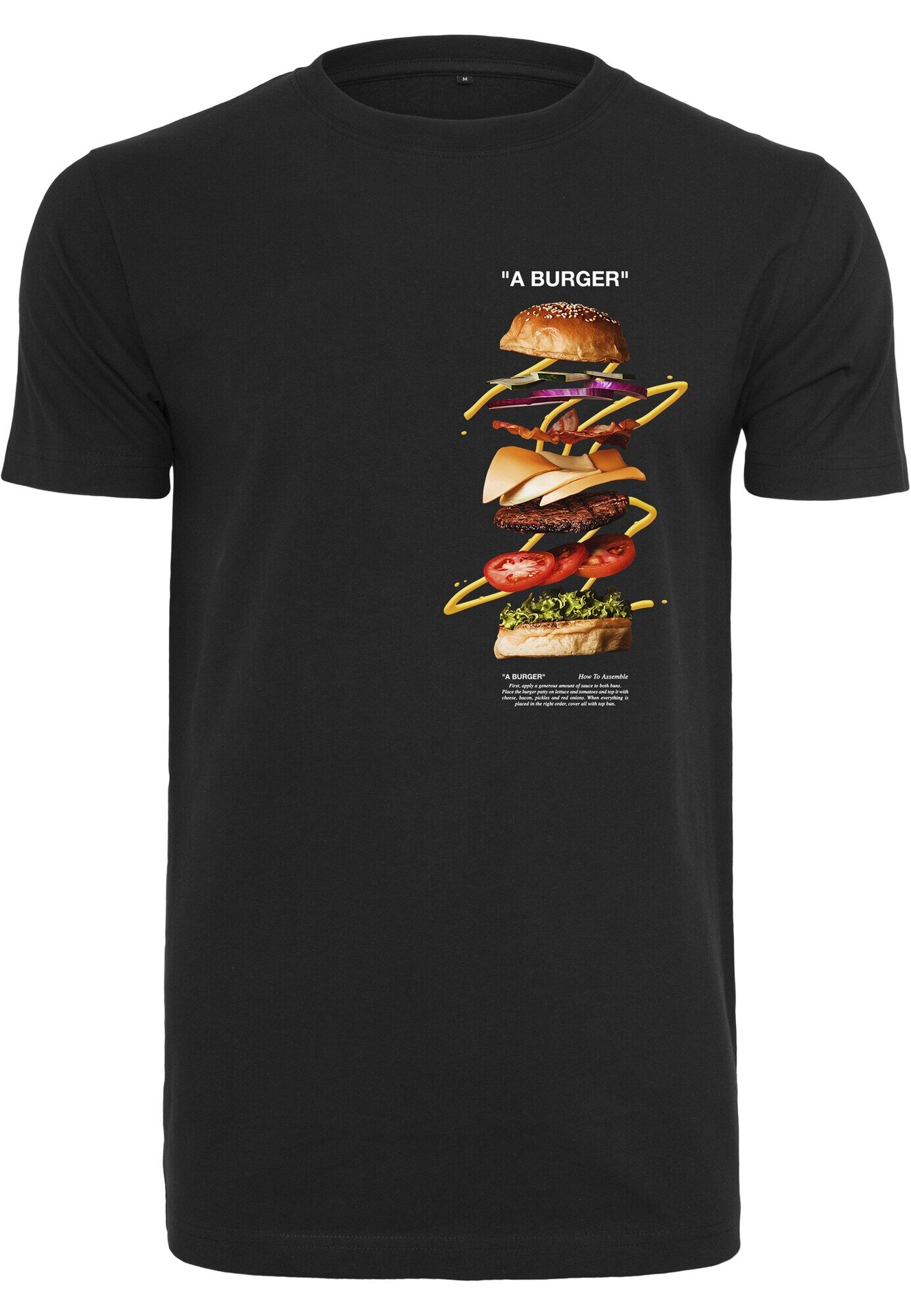 Mister Tee Maglietta 'A Burger' Nero