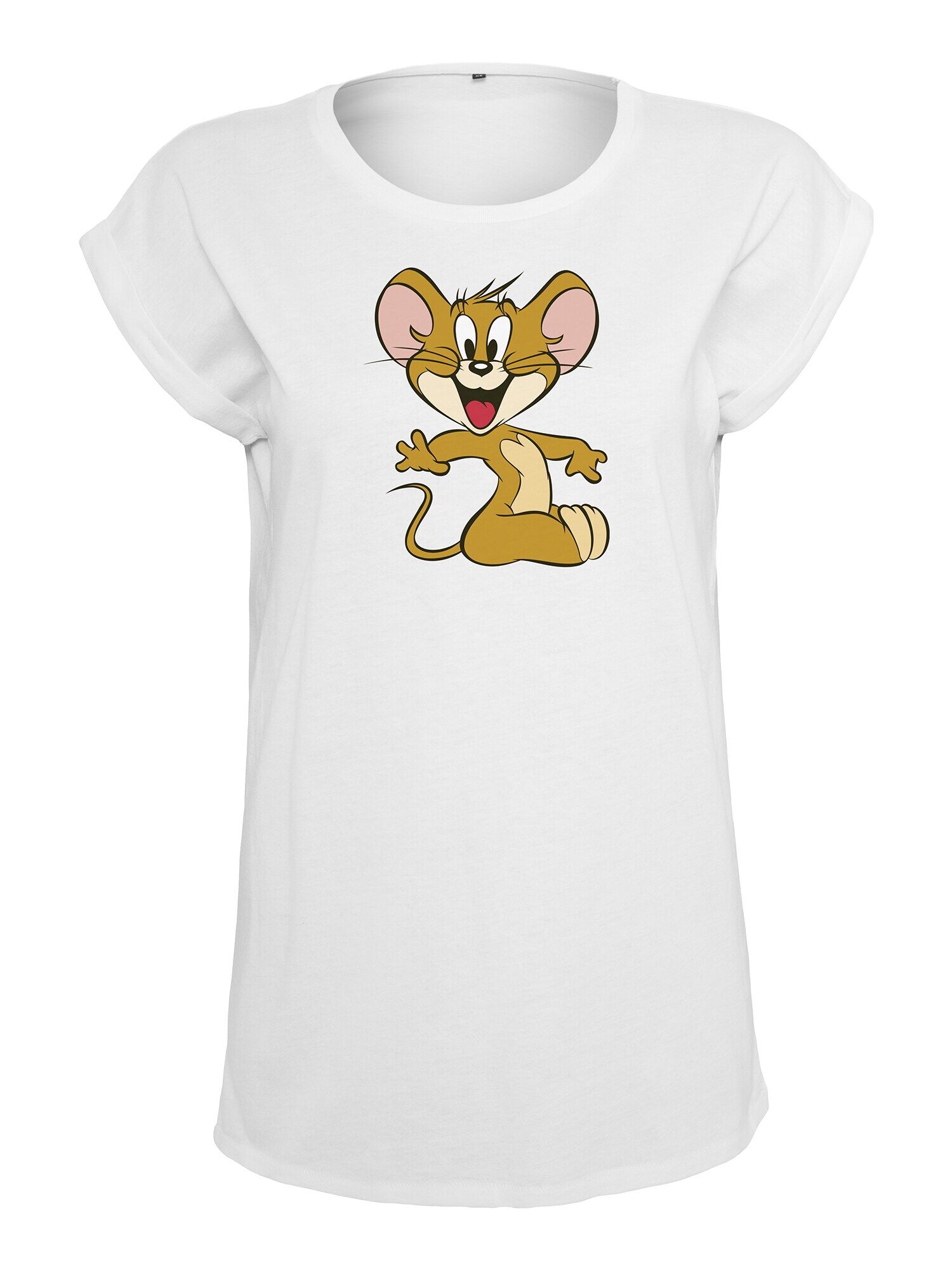 Merchcode Maglietta 'Tom & Jerry Mouse' Bianco