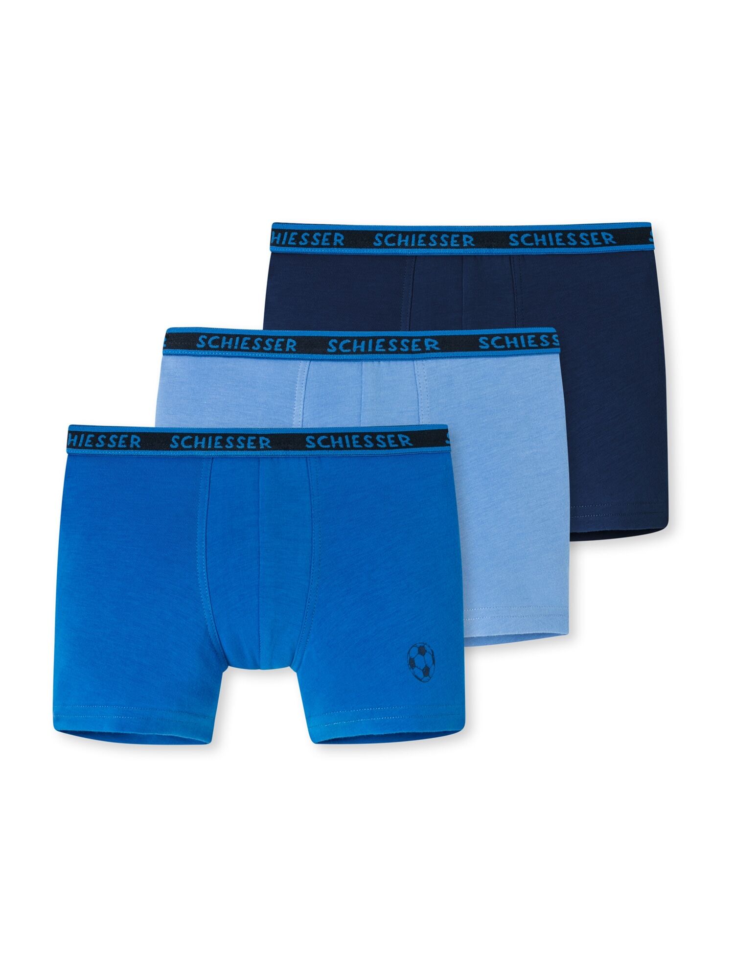 SCHIESSER Pantaloncini intimi ' 3er-Pack Basic Kids ' Blu