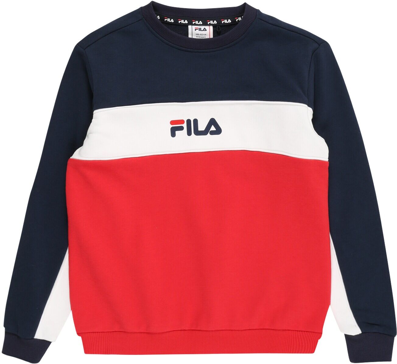 FILA Felpa Rosso, Blu