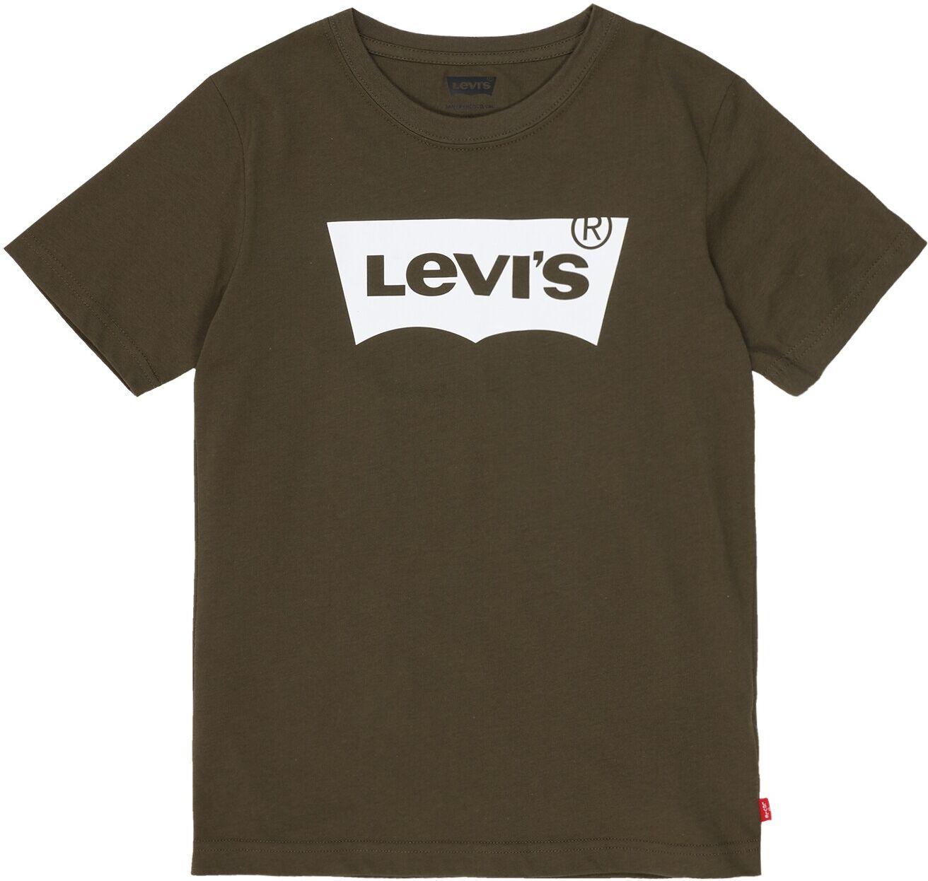 LEVI'S Maglietta 'Batwing Tee' Marrone