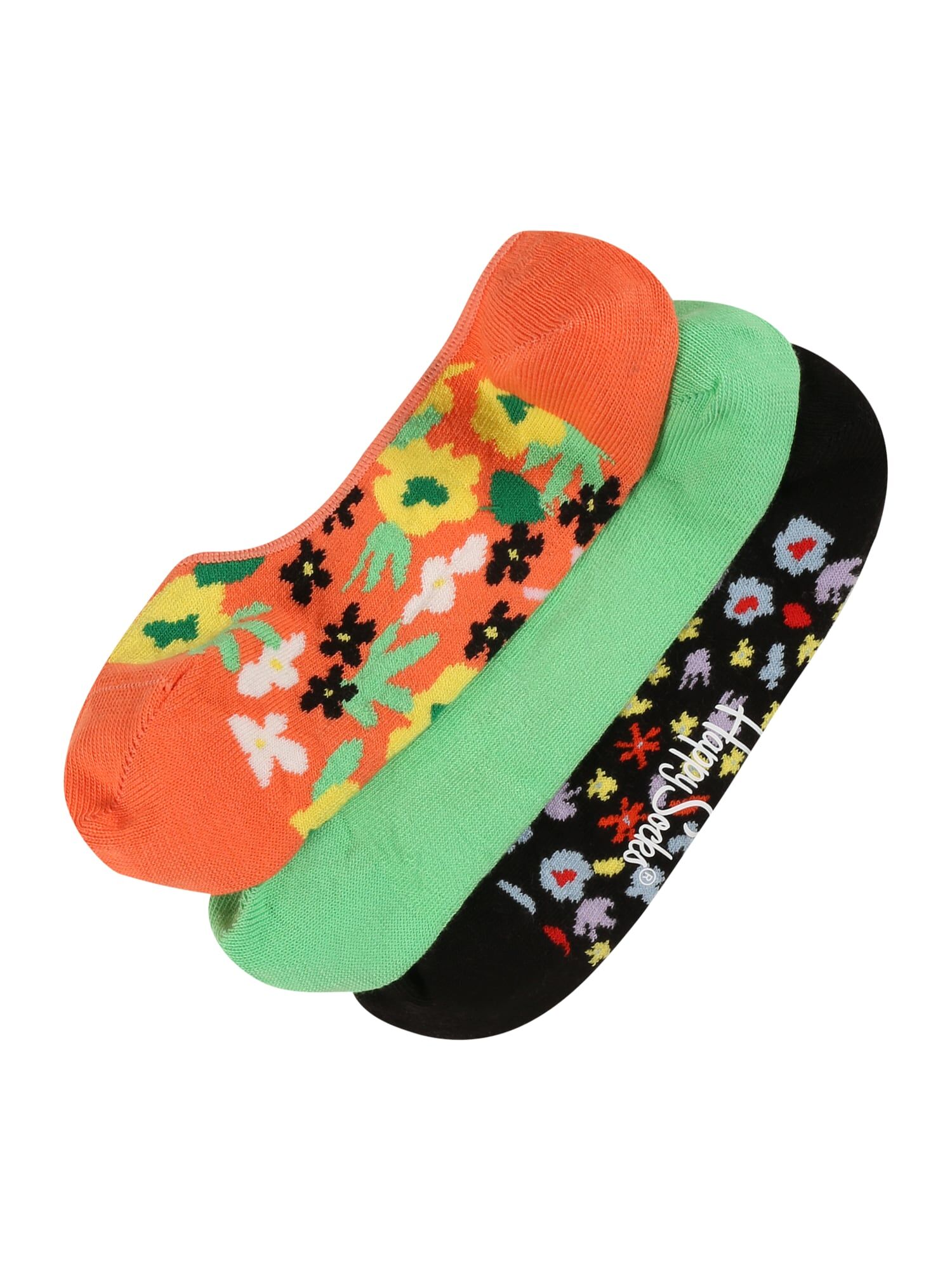 Happy Socks Calzino 'Flower' Arancione