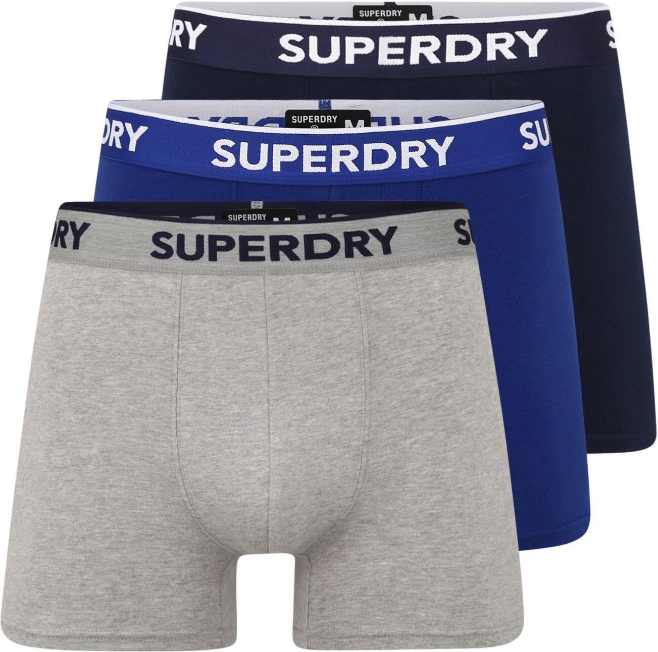 Superdry Boxer Grigio, Blu