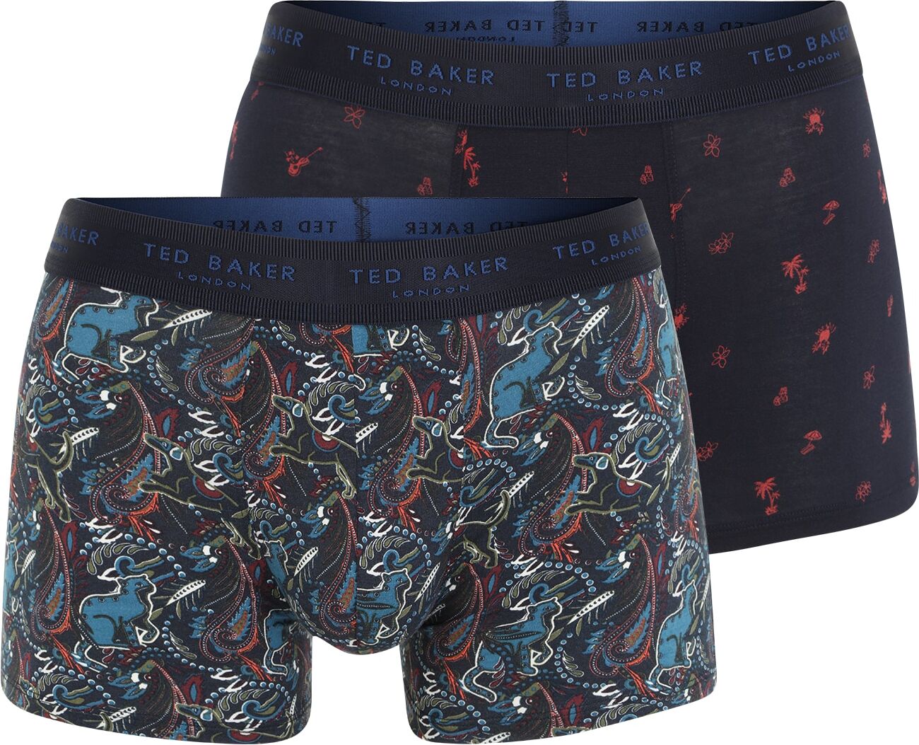 Ted Baker Boxer Grigio, Blu