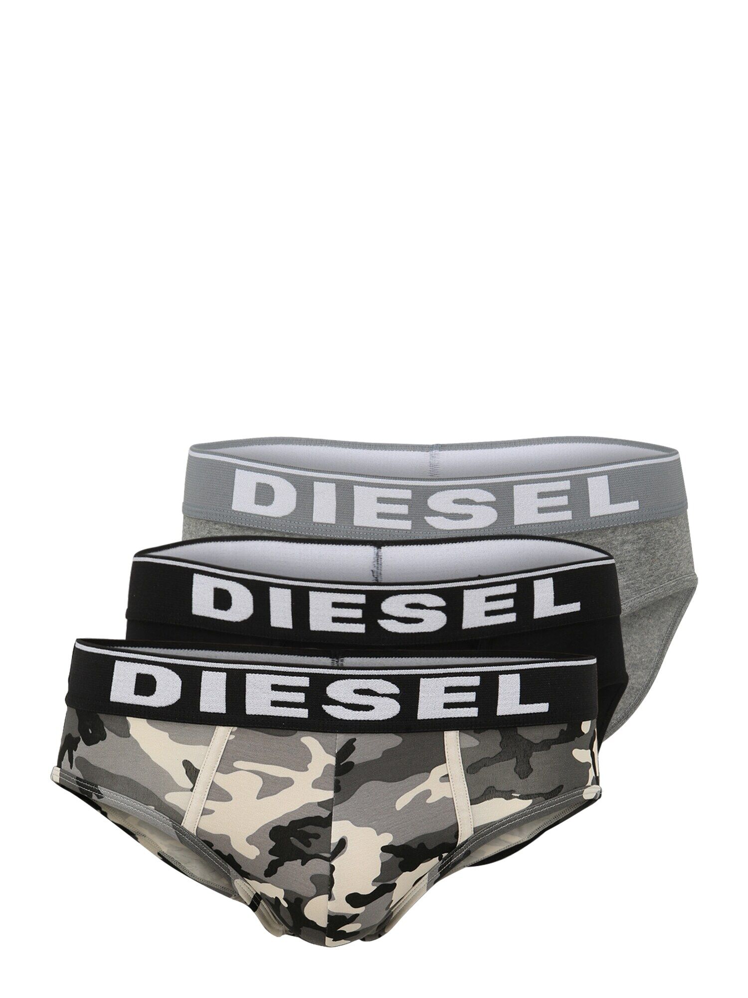 DIESEL Slip Grigio, Nero