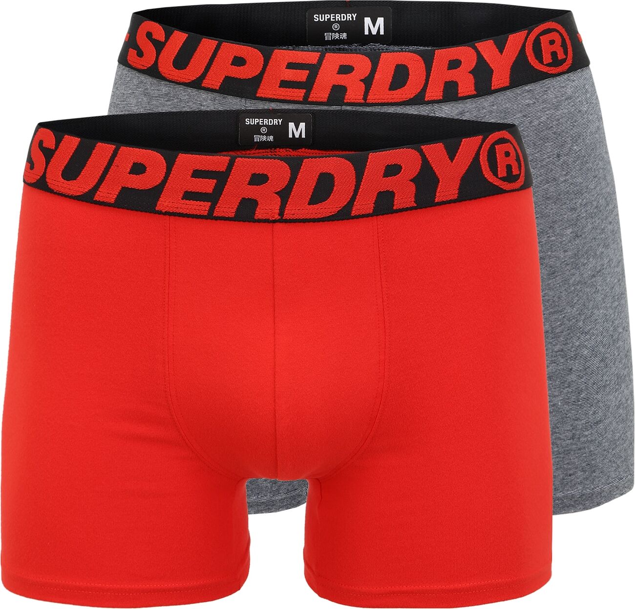 Superdry Boxer Grigio, Rosso