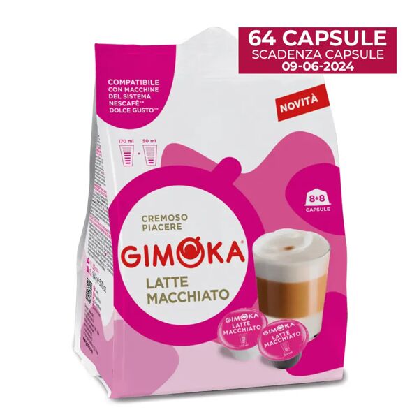 gimoka 64 capsule latte macchiato compatibili con sistema nescafÉ® dolce gusto®