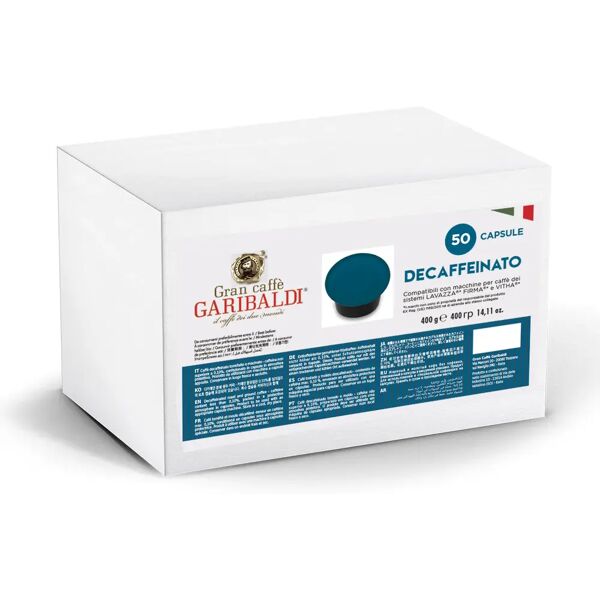 garibaldi 50 capsule deca compatibili con sistema lavazza firma