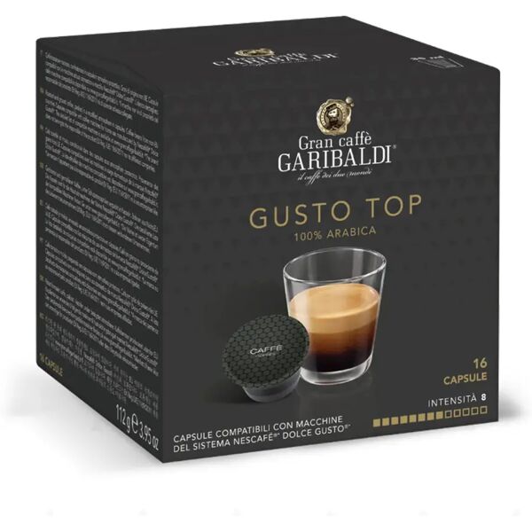 garibaldi 16 capsule gusto top compatibili con sistema nescafÉ® dolce gusto®