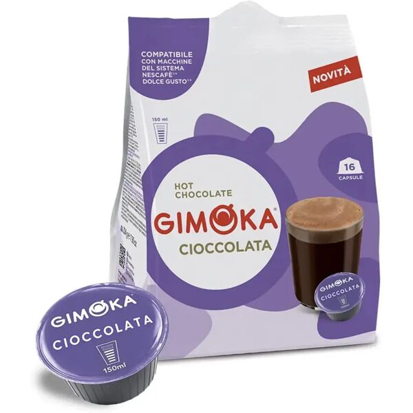 gimoka 64 capsule dg cioccolata compatibili con sistema nescafÉ® dolce gusto®