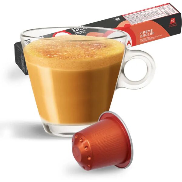 gimoka 10 capsule creme brule compatibili con sistema nespresso®