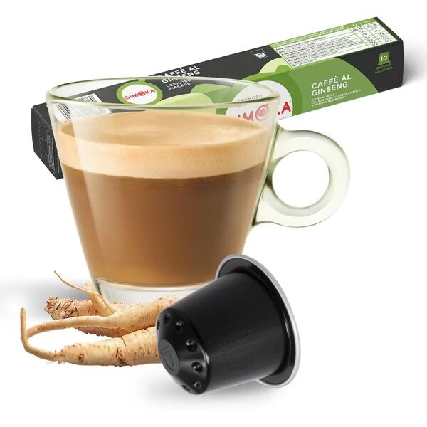 gimoka 10 capsule ginseng compatibili con sistema nespresso®