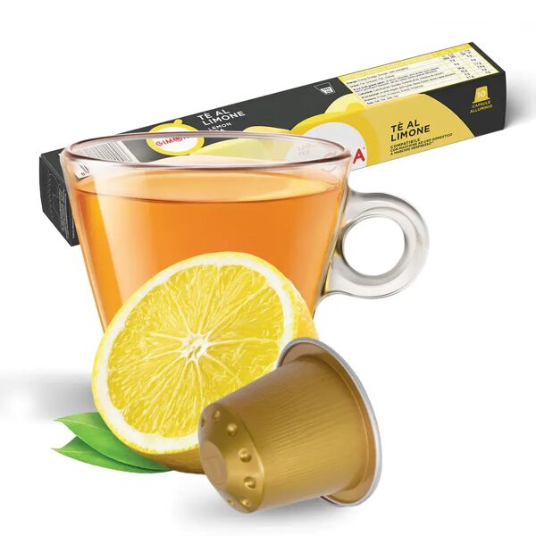gimoka 10 capsule te al limone compatibili con sistema nespresso®