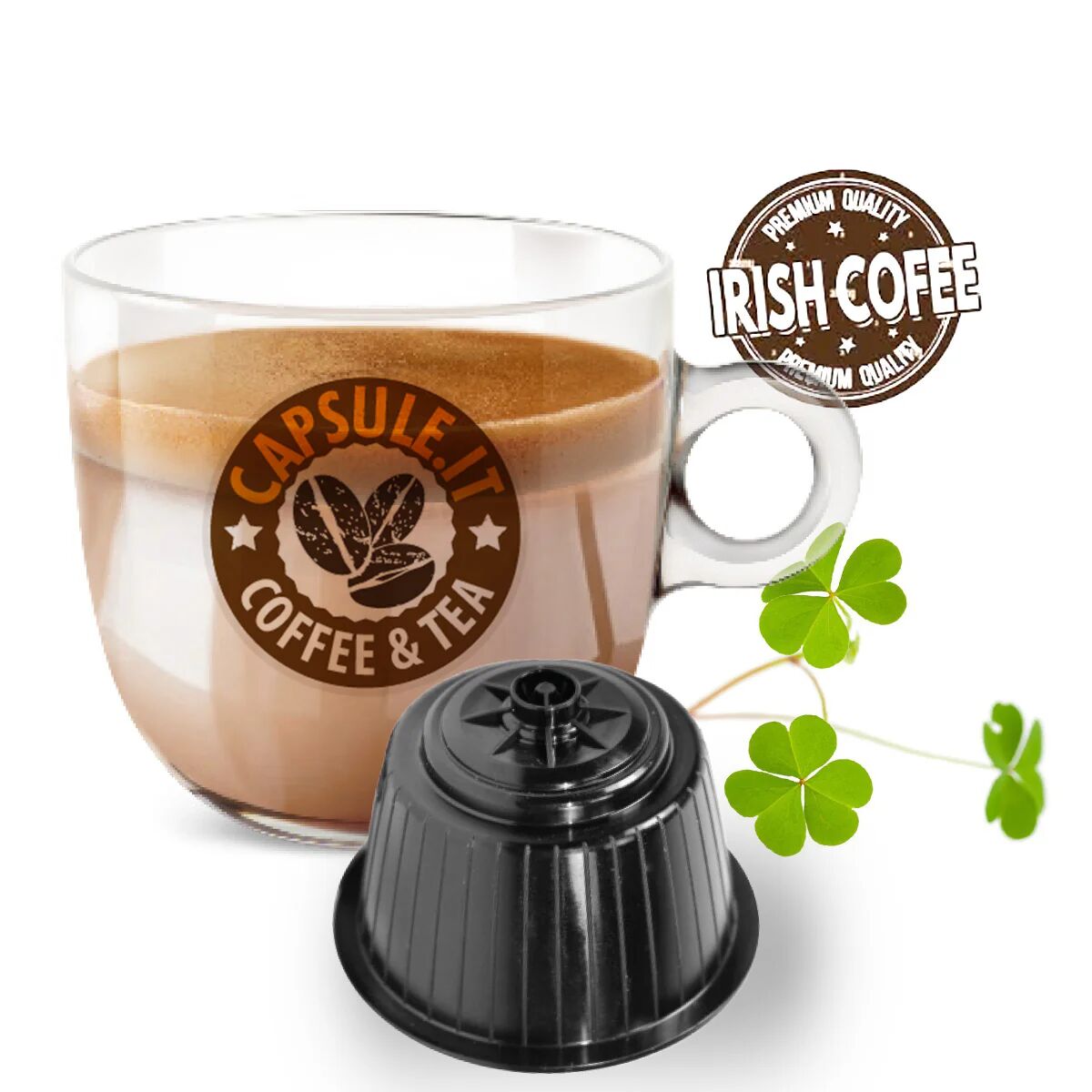 capsule.it 16 capsule caffè bonini irish coffee compatibili con sistema nescafÉ® dolce gusto®
