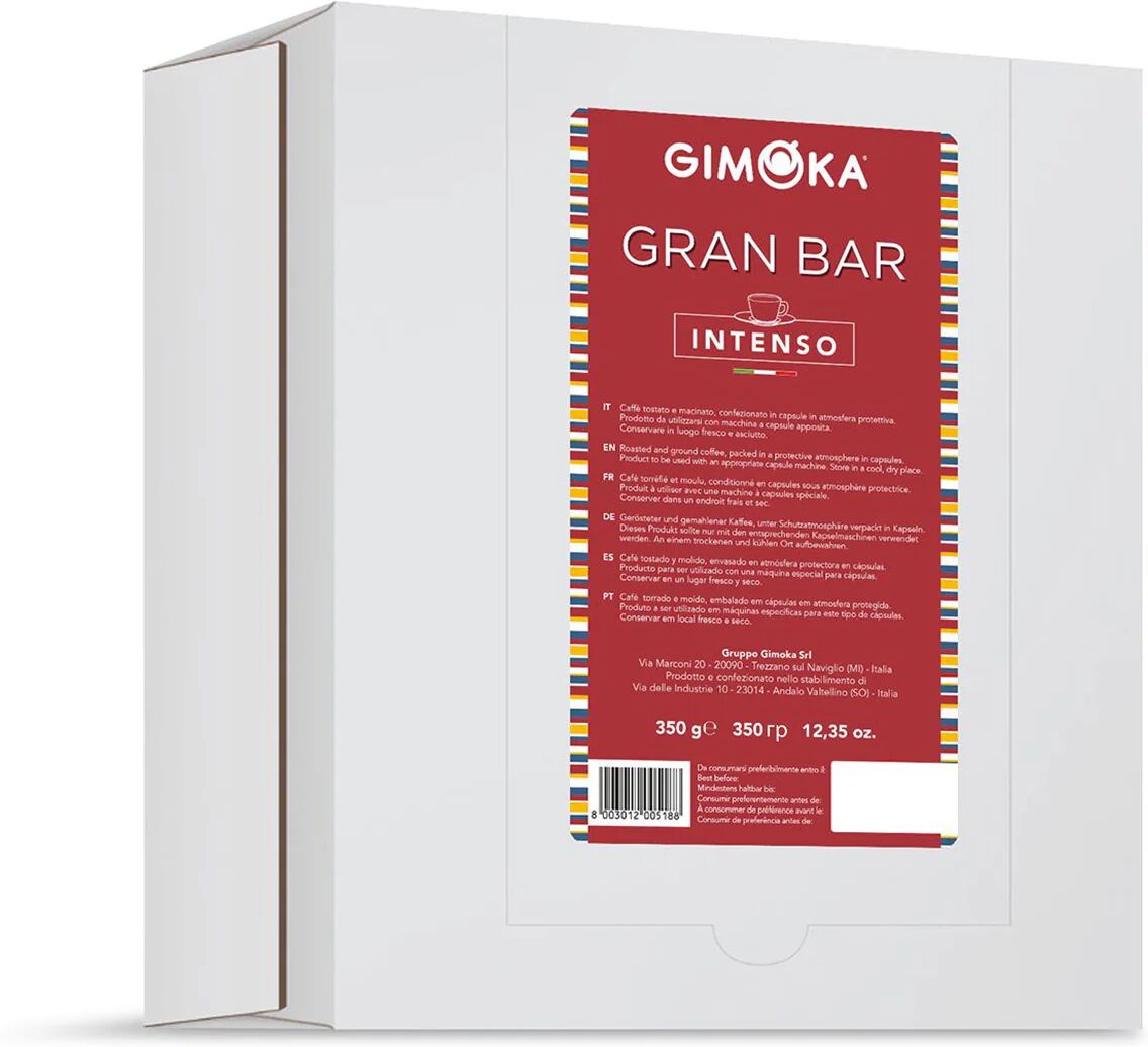 Gimoka 100 Capsule Gran Bar compatibili con sistema Lavazza Espresso Point