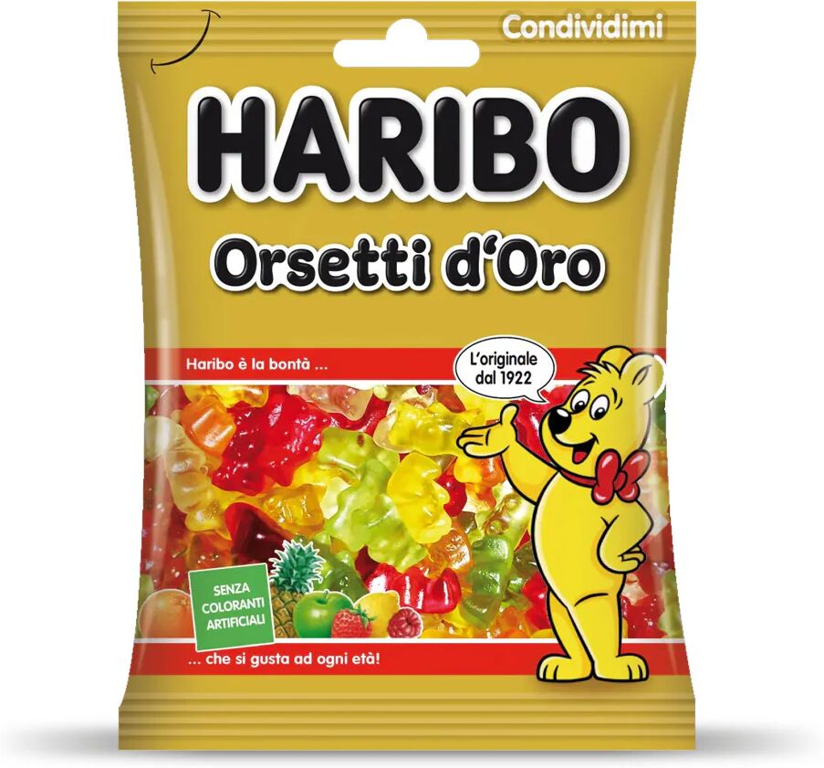 Haribo 1 Confezione Caramelle Gommose Senza Glutine E Lattosio