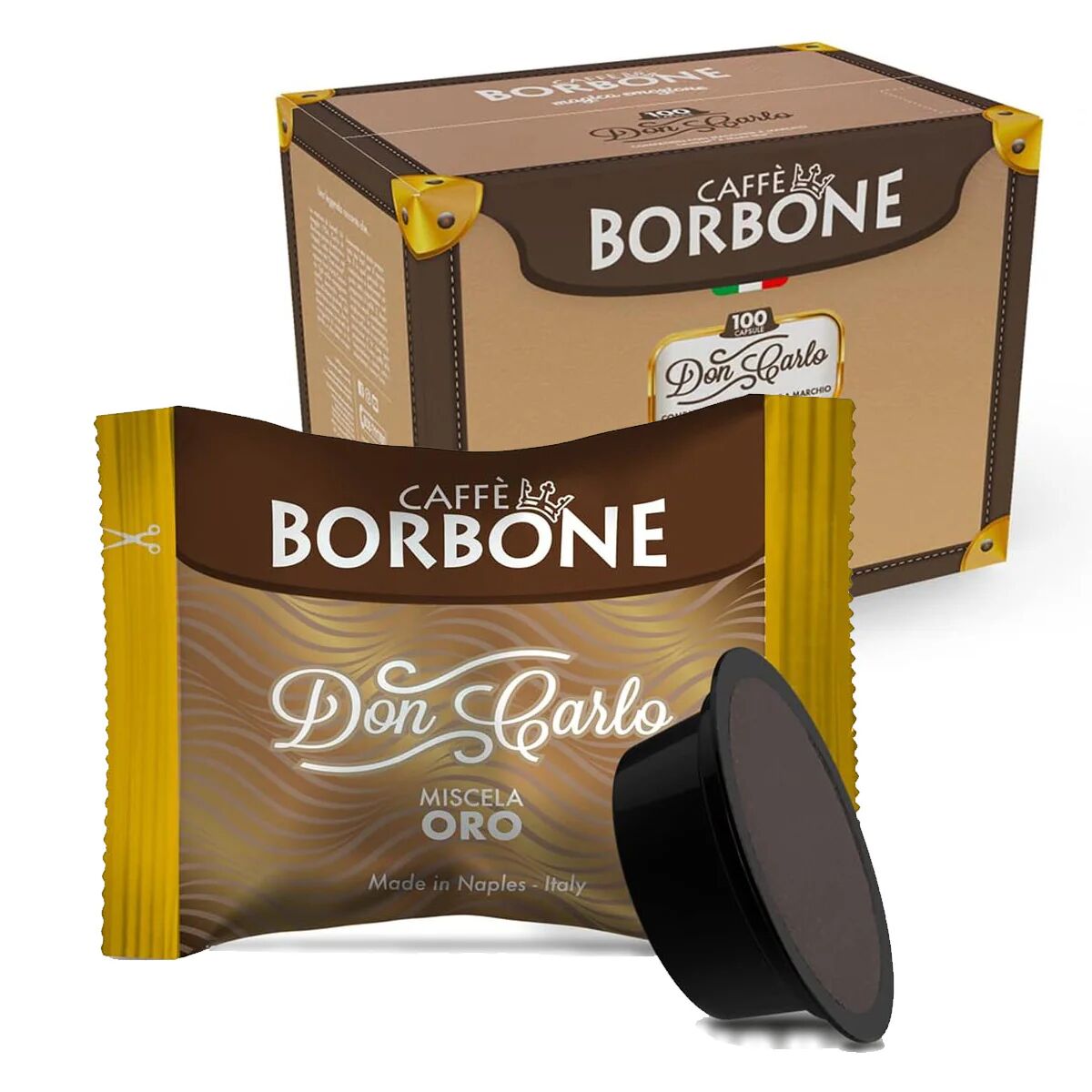 Caffè Borbone 100 Capsule A Modo Mio Miscela Oro compatibili con sistema Lavazza a Modo Mio