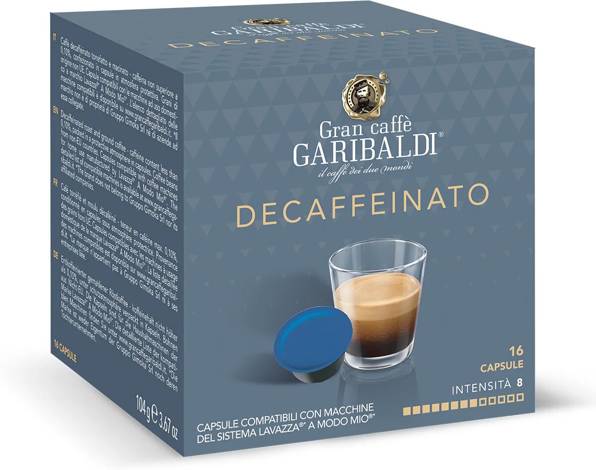 Garibaldi 16 Capsule Deca compatibili con sistema Lavazza a Modo Mio