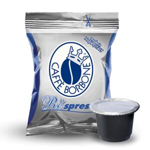caffè borbone 100 capsule borbone miscela blu compatibili con sistema nespresso®