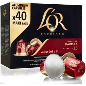 L'OR 200 Capsule Barista compatibili con sistema Nespresso®