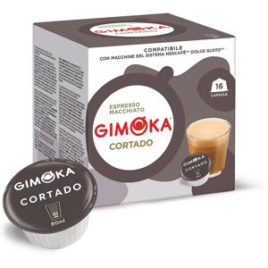 Gimoka 16 Capsule Cortado compatibili con sistema NESCAFÉ® Dolce Gusto®