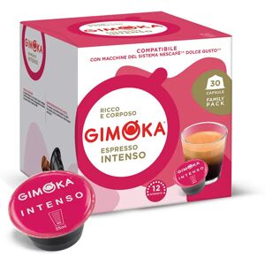 Gimoka 30 Capsule Intenso compatibili con sistema NESCAFÉ® Dolce Gusto®