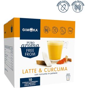 Gimoka 30 Capsule Golden Milk compatibili con sistema NESCAFÉ® Dolce Gusto®