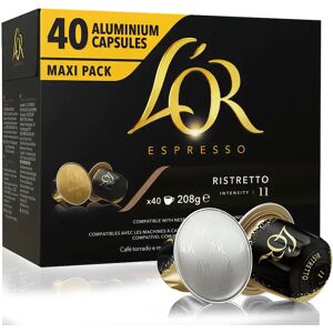 L'OR 200 Capsule Ristretto compatibili con sistema Nespresso®