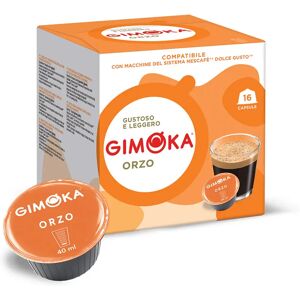 Gimoka 16 Capsule Orzo compatibili con sistema NESCAFÉ® Dolce Gusto®