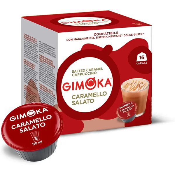 gimoka 16 capsule caramello salato compatibili con sistema nescafÉ® dolce gusto®