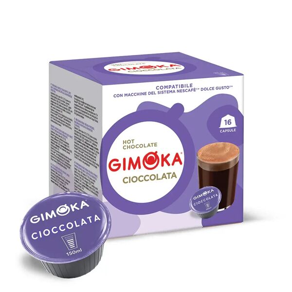 gimoka 16 capsule cioccolata compatibili con sistema nescafÉ® dolce gusto®