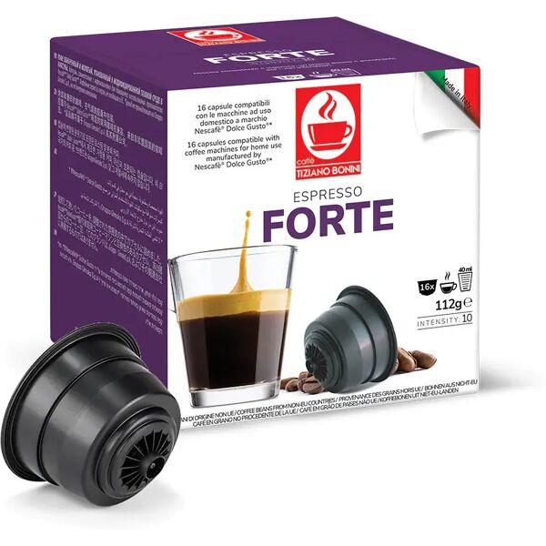 caffè bonini 96 capsule forte compatibili con sistema nescafÉ® dolce gusto®