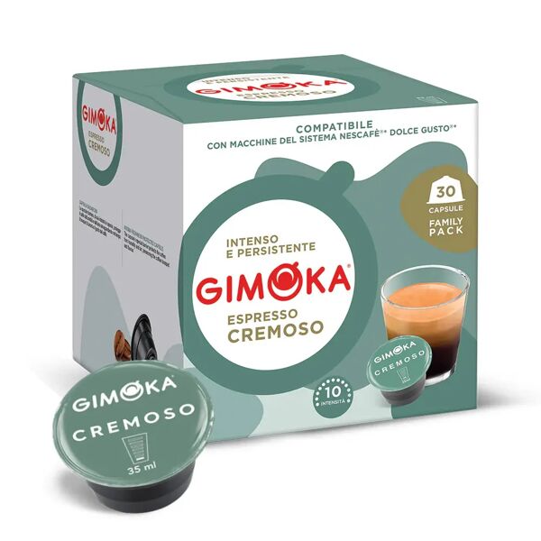 gimoka 30 capsule cremoso compatibili con sistema nescafÉ® dolce gusto®