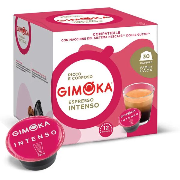 gimoka 30 capsule intenso compatibili con sistema nescafÉ® dolce gusto®