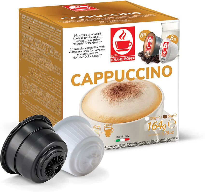 caffè bonini 48 capsule cappuccino compatibili con sistema nescafÉ® dolce gusto®