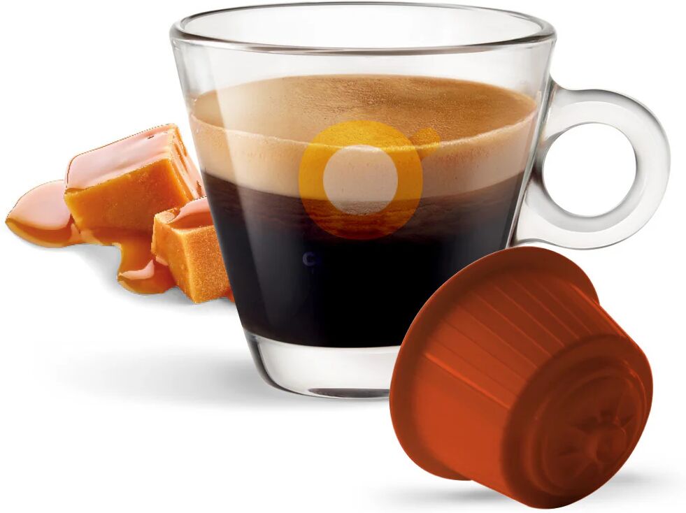 Caffè Bonini 16 Capsule Caffè Al Caramello compatibili con sistema NESCAFÉ® Dolce Gusto®