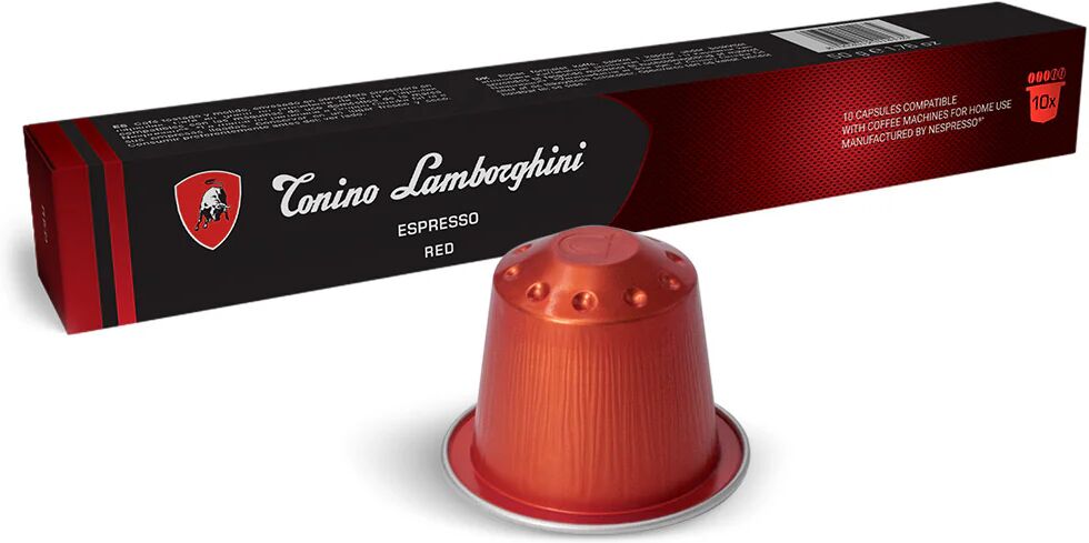 Tonino Lamborghini 10 Capsule Red compatibili con sistema Nespresso®